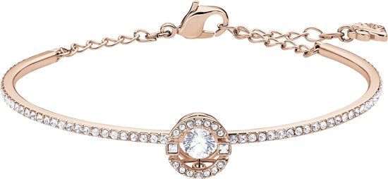 Swarovski Sparkling Bangle (18.00 cm) - Rosé Gold