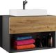VCM 2-tlg. Lavabo | Largeur 80 cm|Meuble de salle de bain Lavabo Meuble de salle de bain Lavabo Céramique Lendas ll