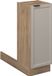 Vicco Fame-Line Îlot de cuisine – 30 cm sans plan de travail GrisBeige