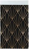Merkloos Kadozakjes Diamond Zwart – 12×19 cm – 50 st – 74 g/m² metallic