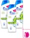 Head & Shoulders Shampoo Apple Fresh - 400 ml - 3 stuks