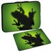 PEDEA Design beschermhoes notebook tas 10,1 inch / 13,3 inch / 15,6 inch / 17,3 inch 17,3 inch + Mauspad Green Frog