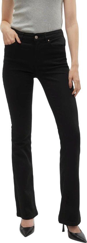 Vero Moda Vmflash Mr Flared Jeans - Black - W25/L34