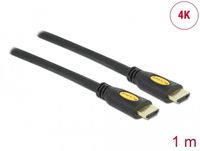 Delock HDMI 1.4 kabel - 1 m - Zwart