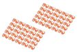 Digitus A-CC-O Colour Coding Clip Orange Cat5e/6 100 pcs
