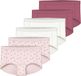 NAME IT Meisjes Hipster Onderbroeken 6 Stuks Mauve Morn Gebloemd Katoen/Elastaan Maat 104