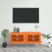 Maison Exclusive - meuble TV, orange, 105x35x50 cm, acier