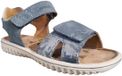 Superfit 1-609004-8410 Platte sandalen Kinderen Blauw Leer Maat 33
