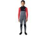 Ion Capture 4/3 Mm Junior Wetsuit Met Lange Mouwen En Rugrits Grijs 16-17 Years Enfants