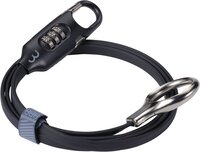 BBB Cycling LoopSafe Coil Cable Fietsslot - Kabelslot Fiets Cijferslot - Codeslot - Zwart - 120 cm
