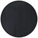 VidaXL Vloerkleed rond 100 cm bamboe zwart