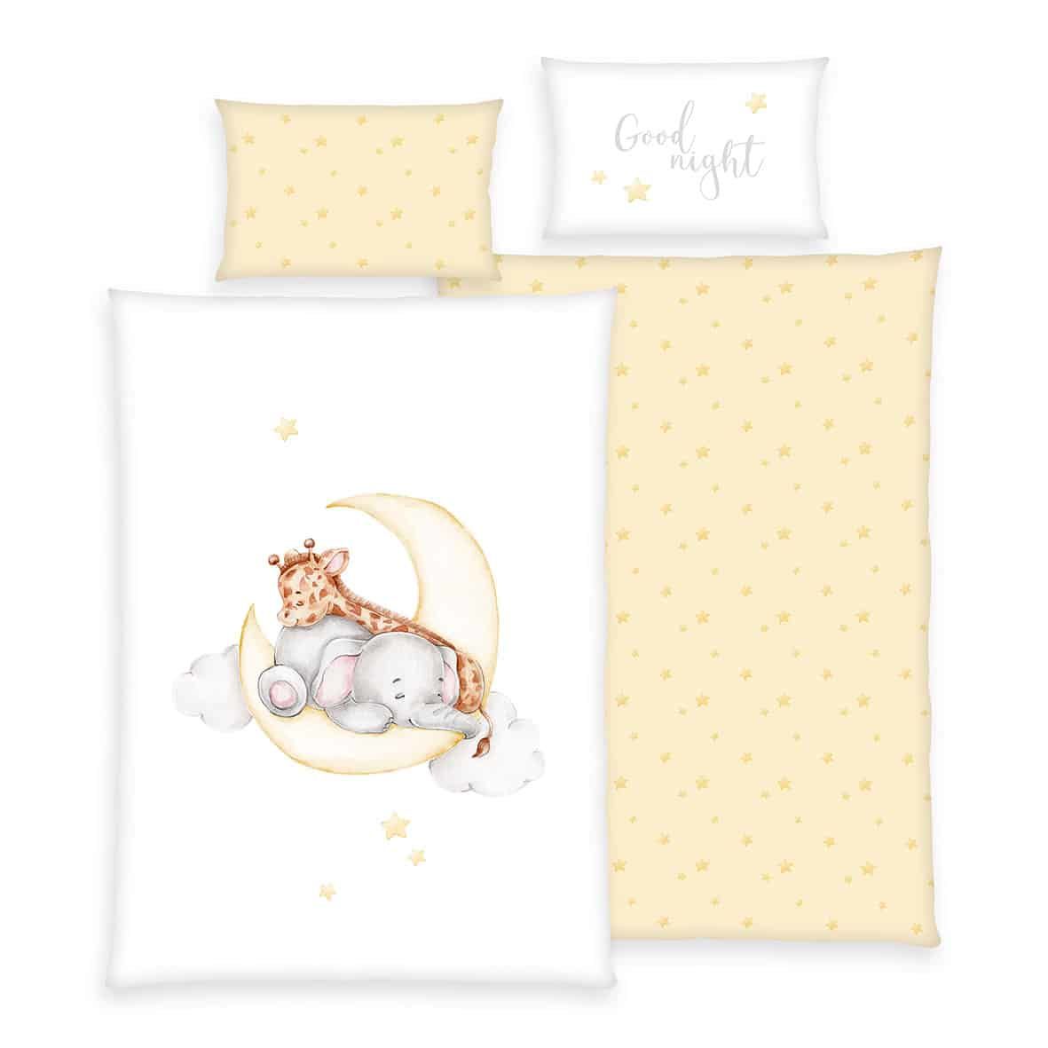 HERDING Baby Beddengoed Set - 2 Stuks - Katoen - Meerkleurig