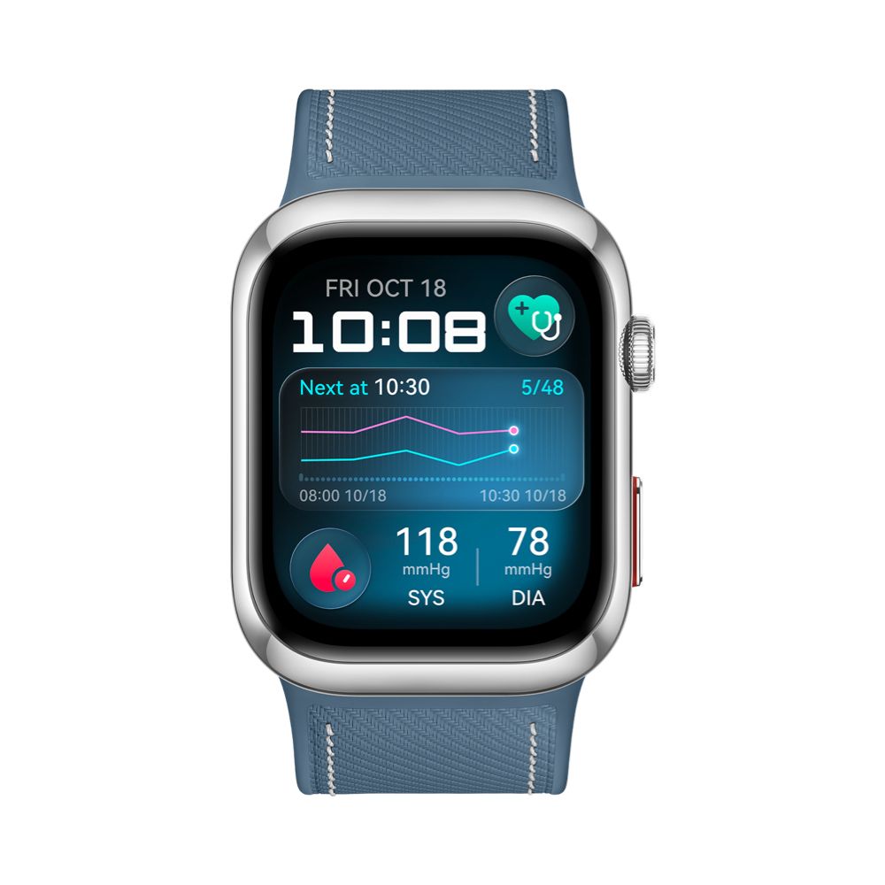 Huawei WATCH D2 Blue - Luca-B29 Smartwatch met gecertificeerde bloeddrukmeter | ECG | Compatibel met iOS en Android - Blue