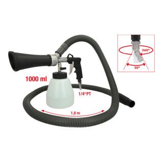KS Tools perslucht reinigingspistoolset met afzuiginrichting, 3 dlg.