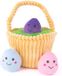 Zippy Paws Paasei Mand Hondenspeelgoed - Geel/Groen/Paars/Blauw/Roze