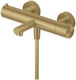 Hotbath Archie AR122 thermostatische badmengkraan met uitloop RVS 316