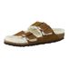 Birkenstock Arizona Fell Pantoffels - Sloffen - Dames - Cognac - Maat 37