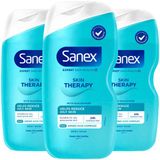 Sanex Douchegel Skin Therapy Reduce Imperfections - 3 x 450 ml