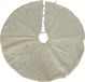 Jupe de sapin blanc/argent 100 cm - Polyester