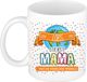 Bellatio Decorations Naam mok mama Loes - wit - de beste - keramiek - 300 ml - Moederdag / verjaardag