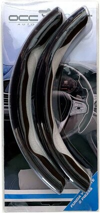 OCC Motorsport OCCFV0002 Steering Wheel Cover - Black (2 pcs) - 40 cm - Suede