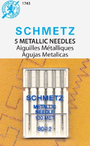 Euro-Notions metalen machine needles-size 12/80 5/Pkg, andere, meerkleurig