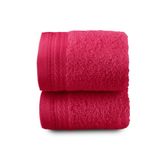 Top Towel Premium grote badhanddoeken, badhanddoeken, 2 gezichts- of bidethanddoeken, 30 x 50 cm, 100% katoen, 600 g, fuchsia
