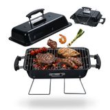 Merkloos / Sans marque Relaxdays Tafelgrill - 56x36x30,5 cm - zwart