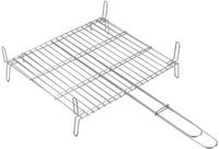 Sauvic Grill double 25x30 cm argent