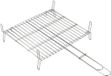 Sauvic Grill double 25x30 cm argent