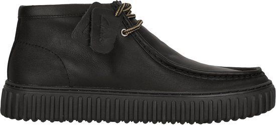 Clarks Torhill Hi Heren Zwart Leer