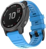 By Qubix - Siliconen bandje - Blauw - 26mm Quickfit - Geschikt voor Garmin Fenix 8 / 8 Pro - 51mm