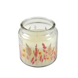 Homéa, Kaars van Verrine, decoratief, pure harmonie, D10 x 10 cm, bloemenromantiek