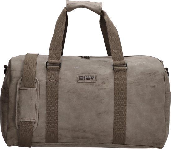 Enrico Benetti reistas / weekendtas / sporttas 66601 Rotterdam - kunstleer - Midden taupe