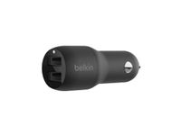 BELKIN Dual USB-A Car Charger 12W X2 Black