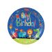 Atosa Set d'assiettes 6 Happy Animals Diamètre 23 cm