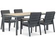 Lifestyle Garden Furniture Lifestyle Lifestyle Marseille/Borello 180 cm dining tuinset 5-delig