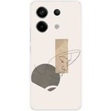 Xiaomi Bedrukt siliconen hoesje compatibel met Xiaomi Redmi Note 13 Pro 5G Sahara