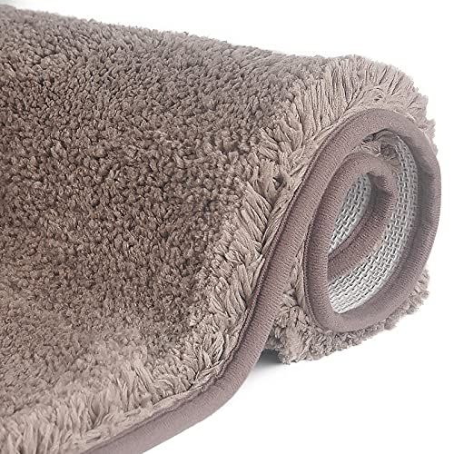 FCSDETAIL Antislip Badmat - Hoogpolig - Machinewasbaar - Microvezel - Badkamer