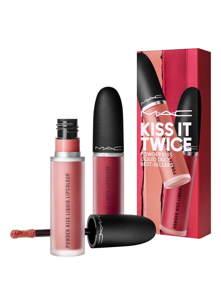MAC Kiss It Twice Powder Kiss Liquid Duo Bestsellers - Limited Edition make-up set