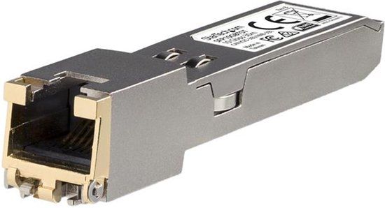 StarTech.com SFP10GBTST netwerk transceiver module Koper 10000 Mbit/s SFP+ - Zilver