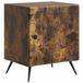 vidaXL Table de chevet chêne fumé 43 x 34,5 x 50 cm Bois transformé