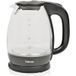 Tristar Bouilloire électrique WK-3405 en verre - 1,7 litre - 2 200 W - Plaque chauffante en acier inoxydable - Éclairage LED