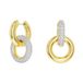 Swarovski Dextera Oorbellen Dames Goudkleurig Kristal