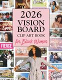 2026 Vision Board Clip Art Book for Black Women