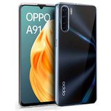 Siliconen OPPO Siliconen hoes voor OPPO A91, transparant