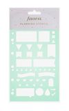 Filofax A5 Bullet Journal Mintgroen Planning Stencil