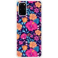 Samsung Galaxy S20 Fleurs exotiques Verstevigd hoesje met sublimatie bedrukking