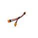 Parallelle IC3 Parallel Y-Cable Harness: 6" Wires, 13 AWG