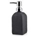 Vilde Zeepdispenser, vloeibare zeepdispenser, afwasmiddeldispenser van glas, zwart, 450 ml